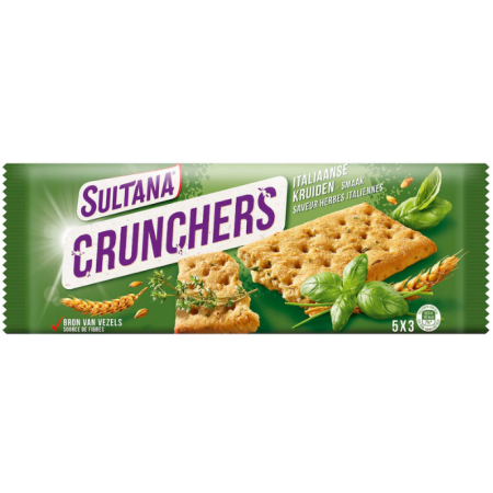 Sultana Crackers Italian Herbs 175g