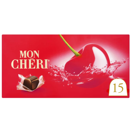 Mon Cheri Pralines Dark Chocolate Cherry Liqueur 158g