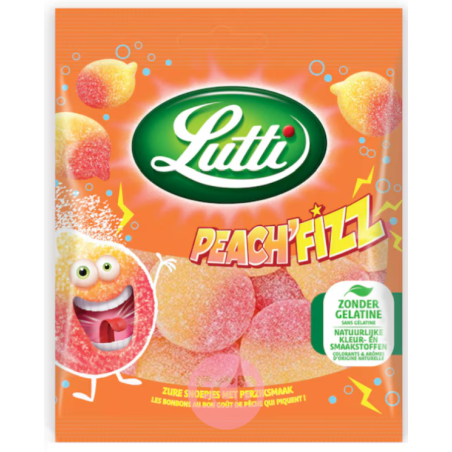 Lutti Bonbons  Peach Fizz 180g