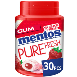 Mentos Chewing gum Fraise 60g