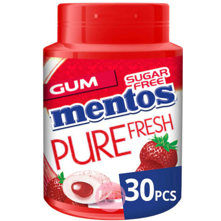 Mentos Chewing gum Fraise 60g