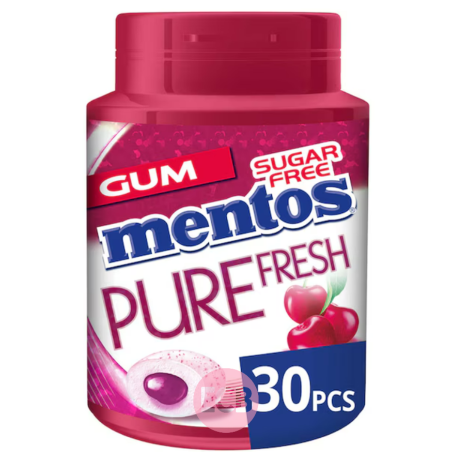 Mentos Chewing gum Pure fresh Cherry 60g