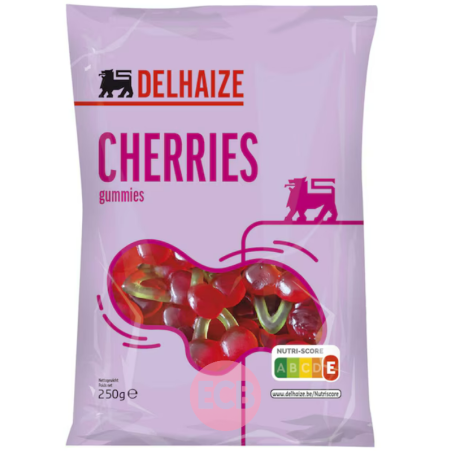 Delhaize Bonbons Cerise 250g