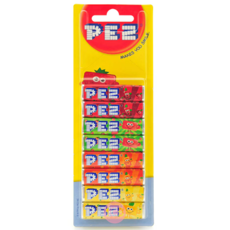 Pez Bonbons Recharges pour les distributeurs 68g