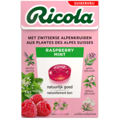 Ricola Bonbons aux plantes Framboise Menthe 50g