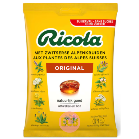 Ricola Bonbons Original Herb Sans sucre 75g