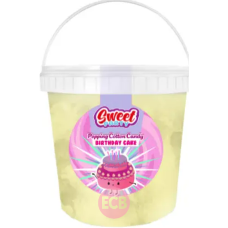 Sweet Party Barbe à Papa Gâteau Petillant - 40g