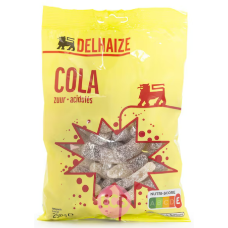 Delhaize Bonbons Cola acidule 250g