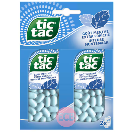 TicTac Pastille Menthe Intense Duopack 98g