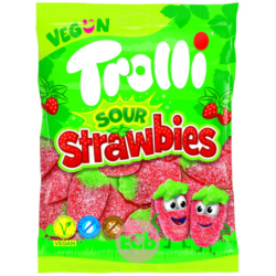 Trolli Bonbons Fraises Acidule 175g