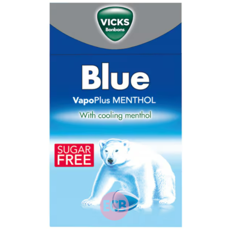 Vicks Bonbons  Pastilles Blue Extra fort-Frais 40g