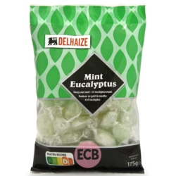 Delhaize Bonbons Eucalyptus Menthe 175g