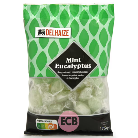 Delhaize Bonbons Eucalyptus Menthe 175g