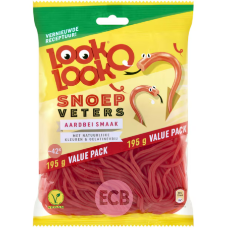 LookOLook Bonbons Lacet aux fraises 195g