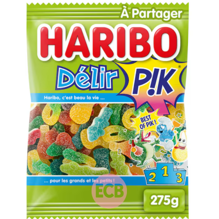 Haribo Bonbons Delir P!k 275g