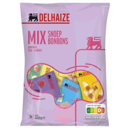 Delhaize Bonbons 20 sachets Doux & sucre 400g