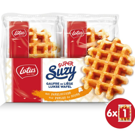 Lotus Suzy Liège Waffles XL Super 540g