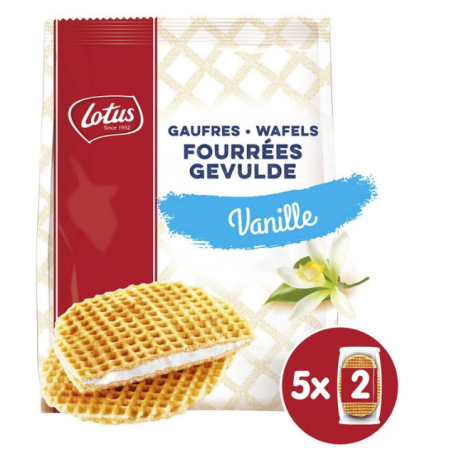 Lotus Filled Waffles Vanilla 310g