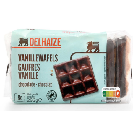 Delhaize Waffles Vanilla-Chocolate 296g