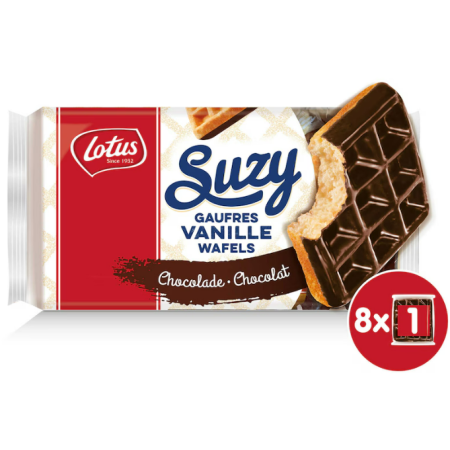 Lotus Suzy Vanilla Waffles Chocolate 296g