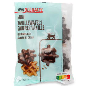 Delhaize Waffle Mini Vanilla-Chocolate 200g