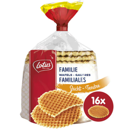 Lotus Family-size waffles 450g