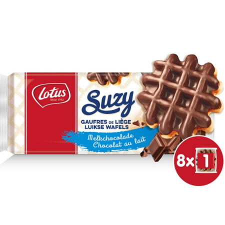 Lotus Suzy Liège Waffles Milk Chocolate 460g
