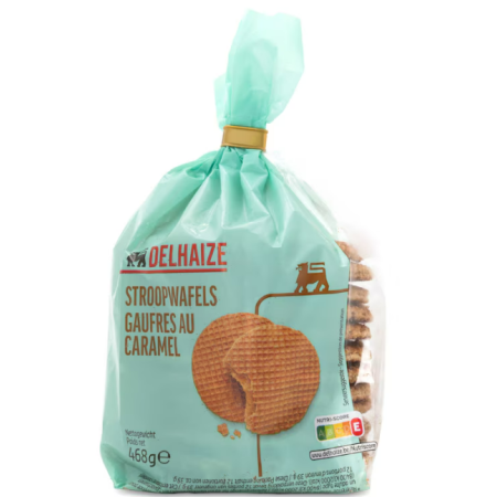Delhaize Waffles Caramel 468 gr