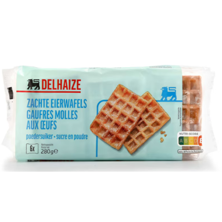 Delhaize Waffles Soft Eggs 280g