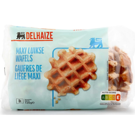 Delhaize Waffles Liège Maxi 720g