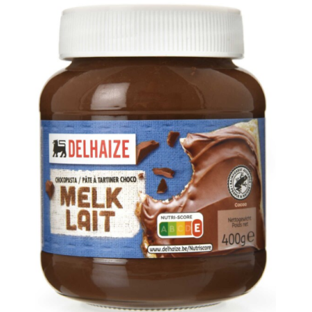 Delhaize Paste Milk chocolate 400g