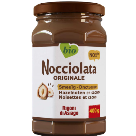 Nocciolata Spread Palm oil free Organic 400g