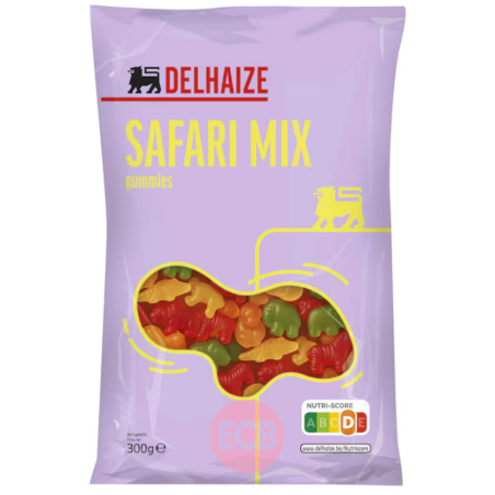 Delhaize Bonbons Safari Mix 300g