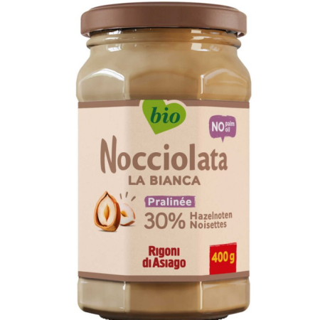 Nocciolata Hazelnut Spread With 30% Hazelnuts Organic 400g