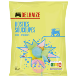 Delhaize Bonbons Soucoupe Acidule 39g