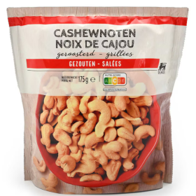 Delhaize Cashew Nuts Salted 175g