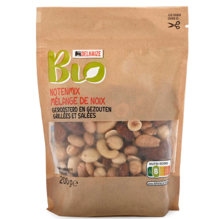 Delhaize Organic Nuts Mix Grilled Organic 200 gr