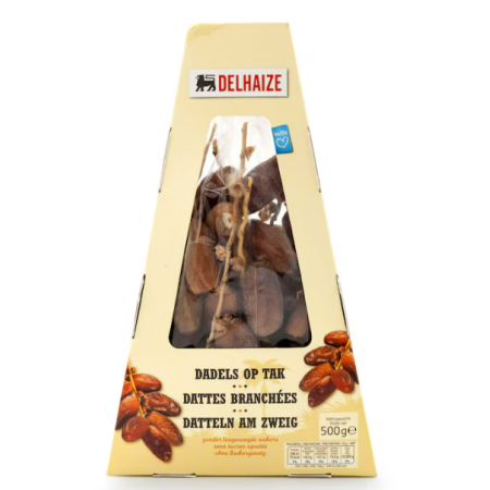 Delhaize Dates on the branch 500g