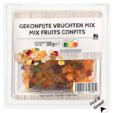 Delhaize Candied Fruits 200 gr