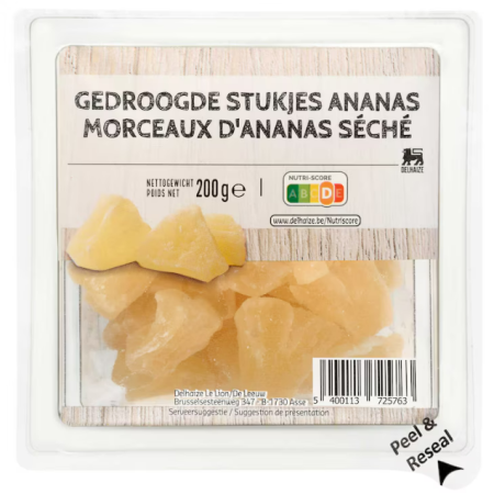Delhaize Pineapple tidbits 200 gr