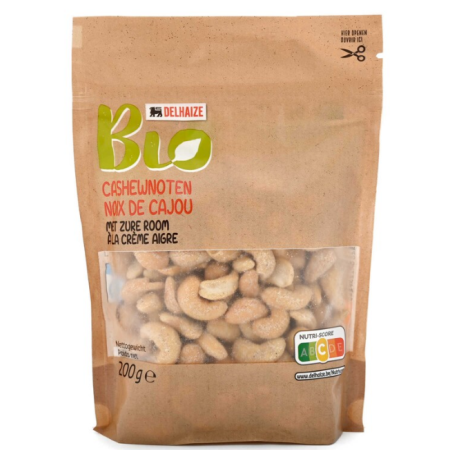 Delhaize Organic Cashew Nuts Sour Cream Organic 200g