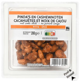 Delhaize Nuts Cashews Red Chili 200g
