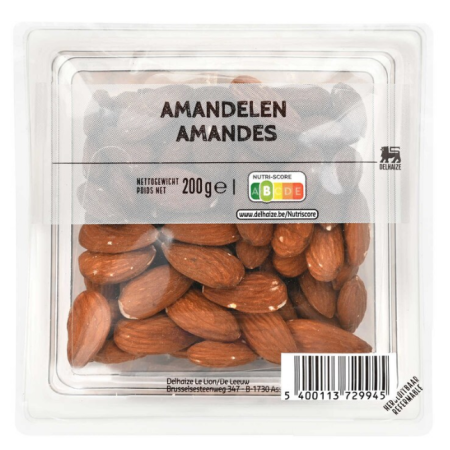 Delhaize Almonds  Natural 200g
