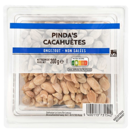 Delhaize Peanut Unsalted 200 gr
