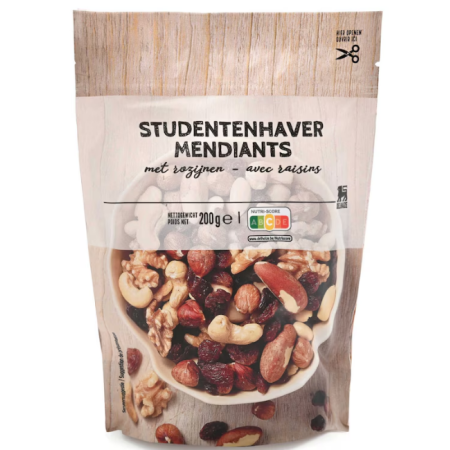 Delhaize Walnuts and raisins 200 g