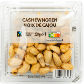 Delhaize Cashew Nuts Fairtrade 200g