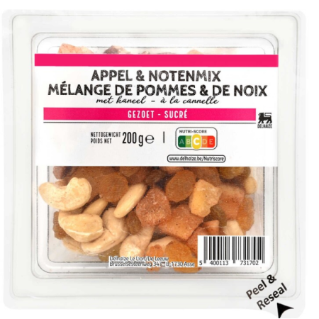 Delhaize Apple & Walnut 200g