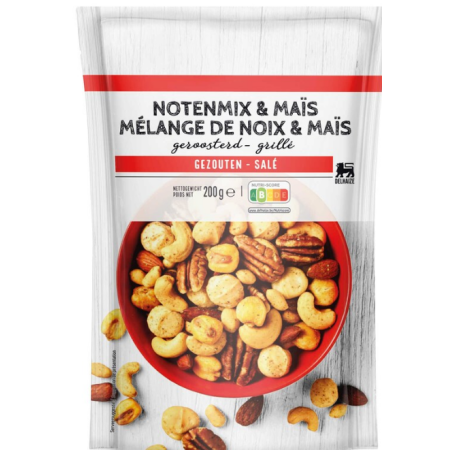 Delhaize Mixed nuts Corn 200g