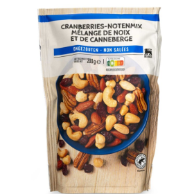 Delhaize Mixed nuts cranberries 200g