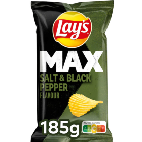 Lay's Max Chips Salt and Black Pepper Flavor 185g
